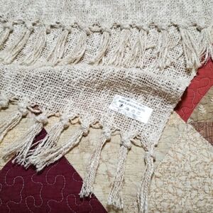 Linen Cotton Slubby Scarf Wrap